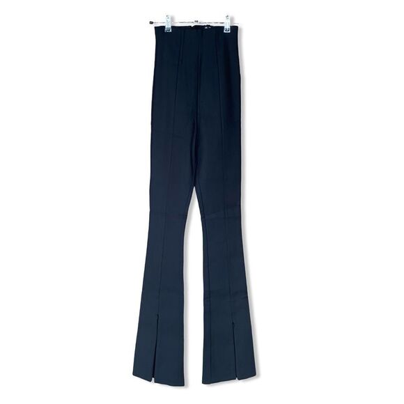 NWT Helsa The Cigarette Pant Black ultra high rise flares bells Revolve XS - Picture 7 of 15